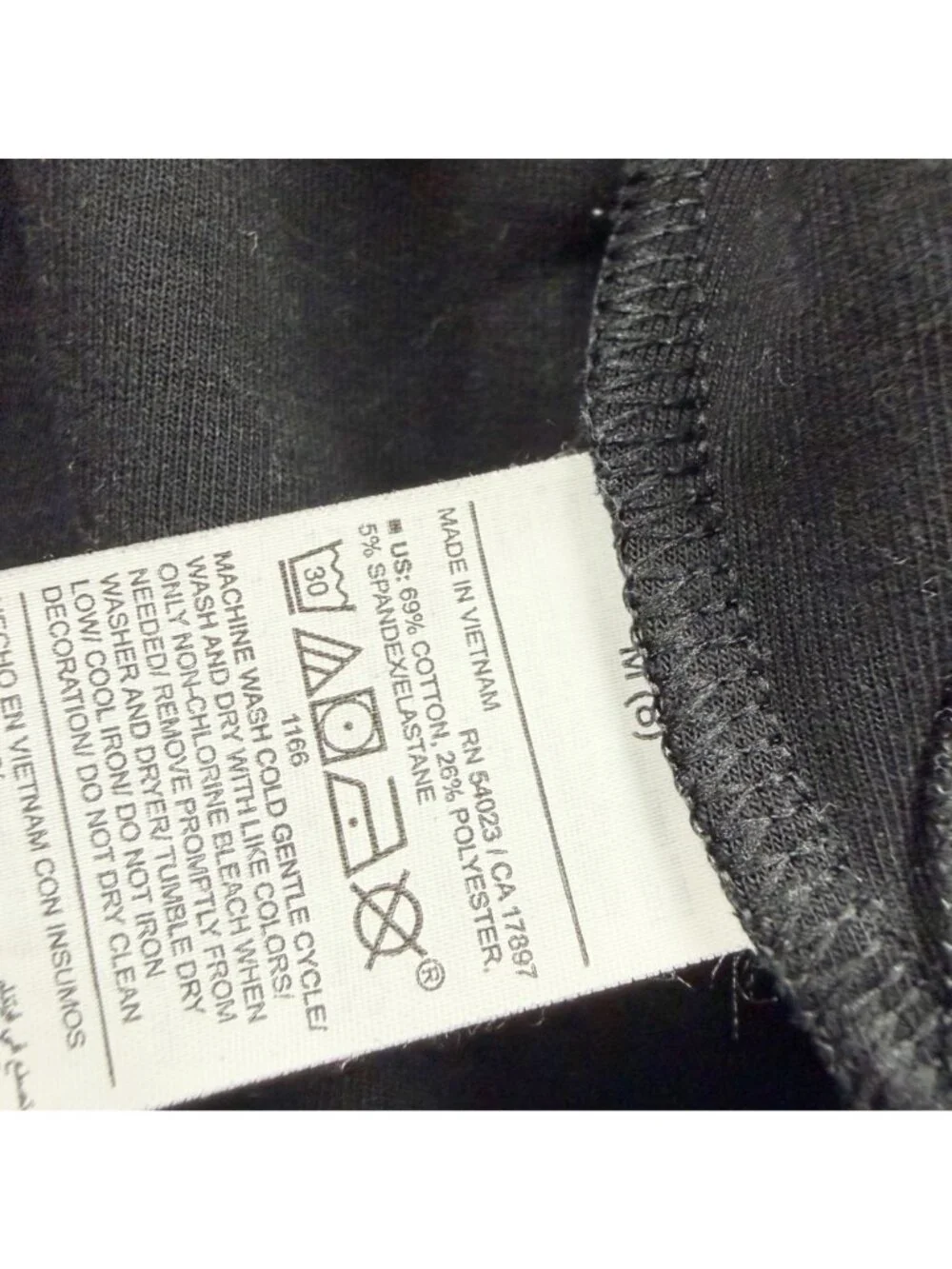 Old Navy Active Black Dynamic Fleece Full Zip Hoodie Jacket M 8